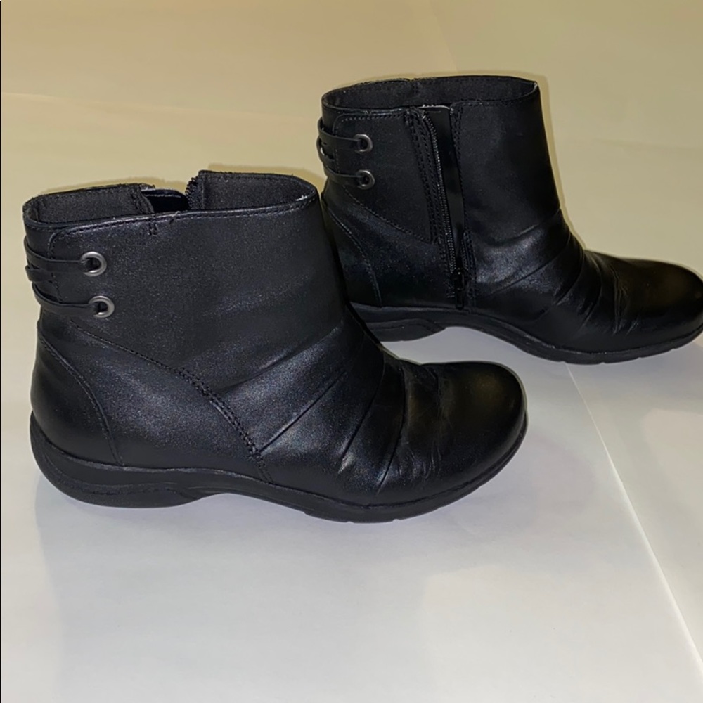 Clark’s black ankle boots